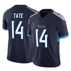 Kooe T.Titans #14 Carnell Tate Player Navy Limited Vapor F.U.S.E. Home Game Stitched Jerseys