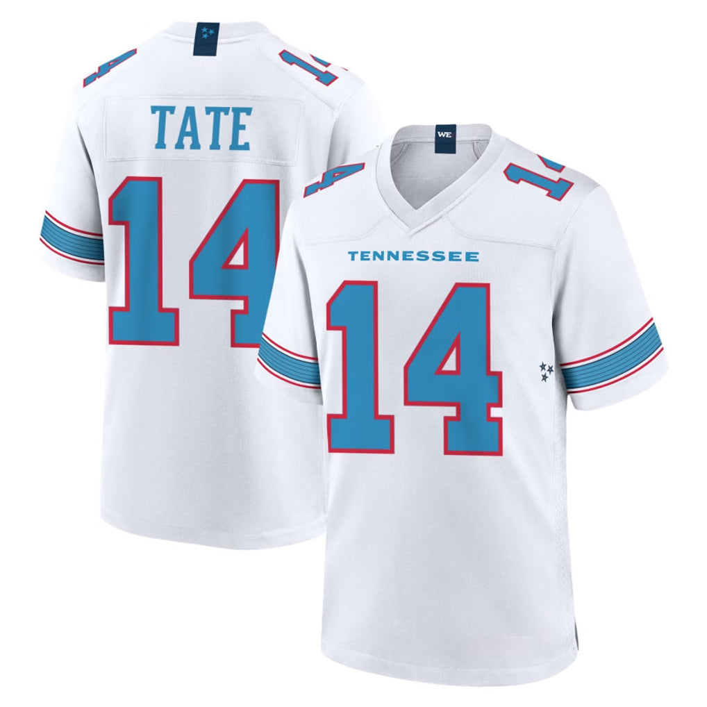 Kooe T.Titans #14 Carnell Tate Player White 2026 Game Home Stitched Jerseys