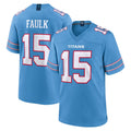Kooe T.Titans #15 Keldric Faulk Player Light Blue 2026 Game Home Stitched Jerseys