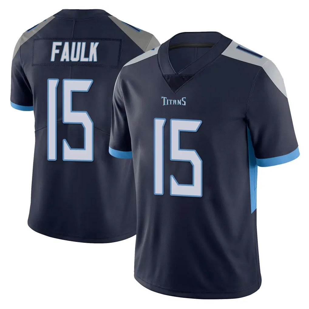Kooe T.Titans #15 Keldric Faulk Player Navy Limited Vapor Untouchable Home Game Stitched Jerseys