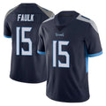 Kooe T.Titans #15 Keldric Faulk Player Navy Limited Vapor Untouchable Home Game Stitched Jerseys