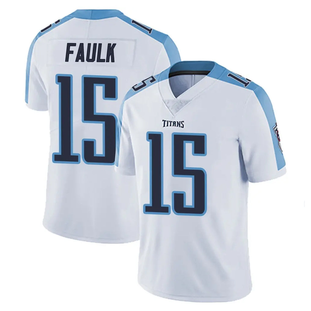 Kooe T.Titans #15 Keldric Faulk Player White Limited Vapor Untouchable Home Game Stitched Jerseys