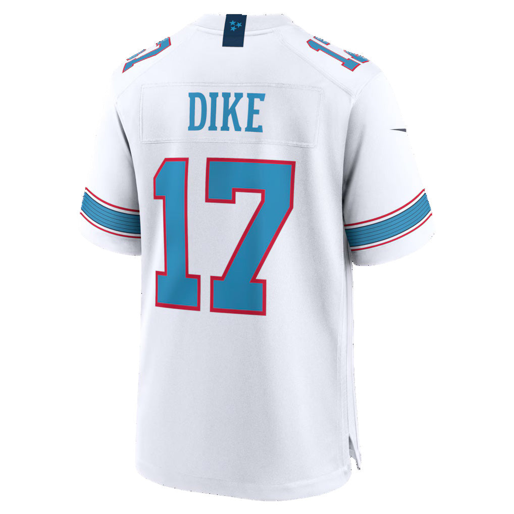 Kooe T.Titans #17 Chimere Dike White Game Stitched Jerseys