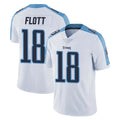 Kooe T.Titans #18 Cor'Dale Flott Player White Limited Vapor Untouchable Home Game Stitched Jerseys