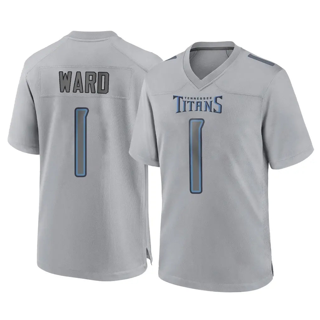 Kooe T.Titans #1 Cameron Ward Player Gray Atmosphere Fashion Home Game Stitched Jerseys