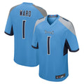 Kooe T.Titans #1 Cameron Ward Player Light Blue Game Stitched Jerseys