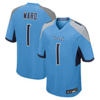 Kooe T.Titans #1 Cameron Ward Player Light Blue Game Stitched Jerseys