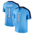 Kooe T.Titans #1 Cameron Ward Player Light Blue Limited Color Rush Home Game Stitched Jerseys
