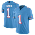 Kooe T.Titans #1 Cameron Ward Player Light Blue Team Vapor F.U.S.E. Limited Home Game Stitched Jerseys