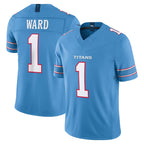 Kooe T.Titans #1 Cameron Ward Player Light Blue Team Vapor F.U.S.E. Limited Home Game Stitched Jerseys
