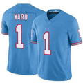 Kooe T.Titans #1 Cameron Ward Player Light Blue Vapor F.U.S.E. Limited Stitched Jerseys