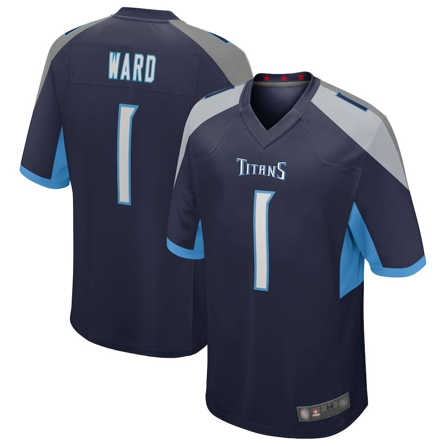 Kooe T.Titans #1 Cameron Ward Player Navy Game Stitched Jerseys