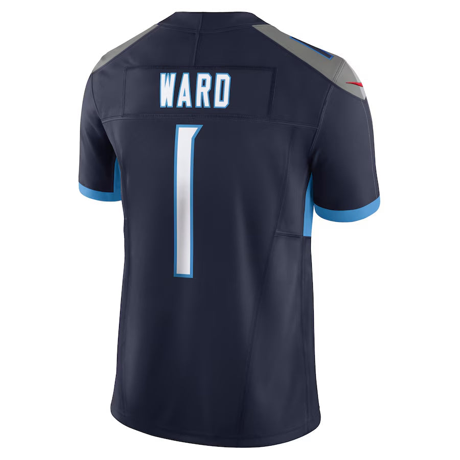 Kooe T.Titans #1 Cameron Ward Player Navy Vapor F.U.S.E. Limited Stitched Jerseys