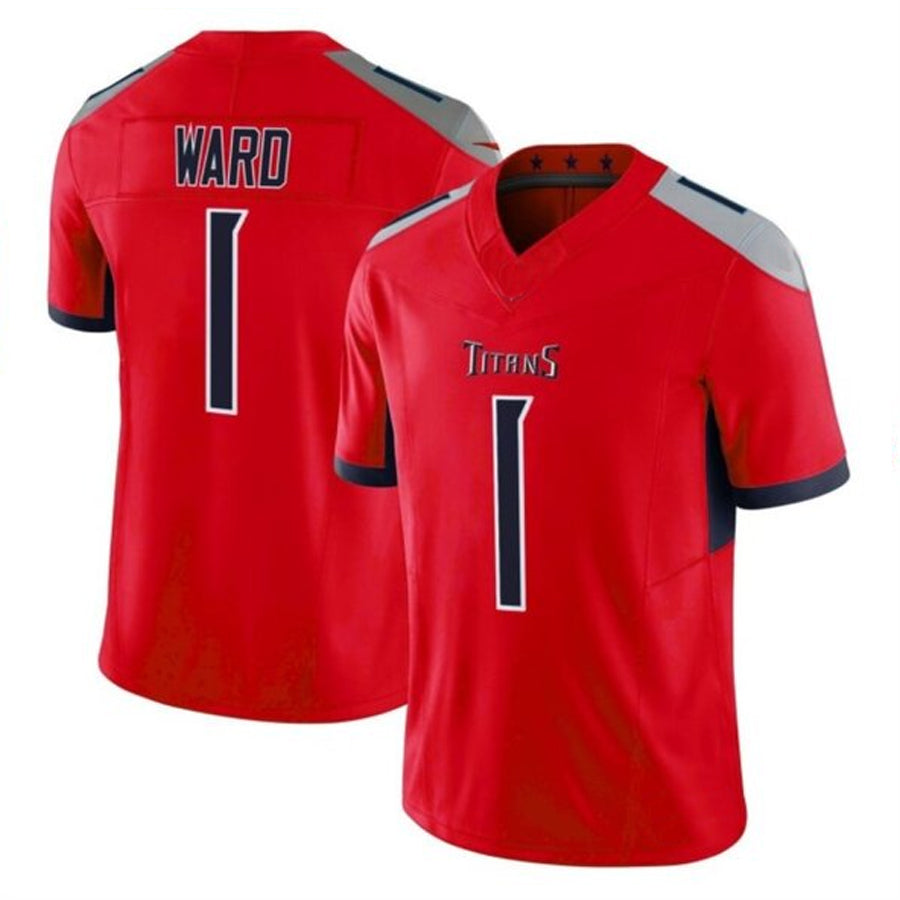 Kooe T.Titans #1 Cameron Ward Player Red Vapor F.U.S.E. Limited Stitched Jerseys