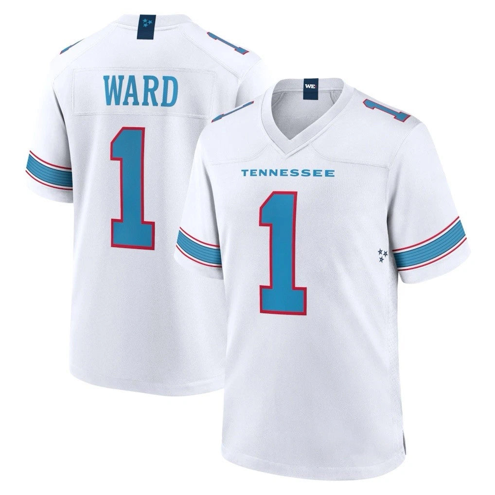 Kooe T.Titans #1 Cameron Ward Player White 2026 Game Home Stitched Jerseys