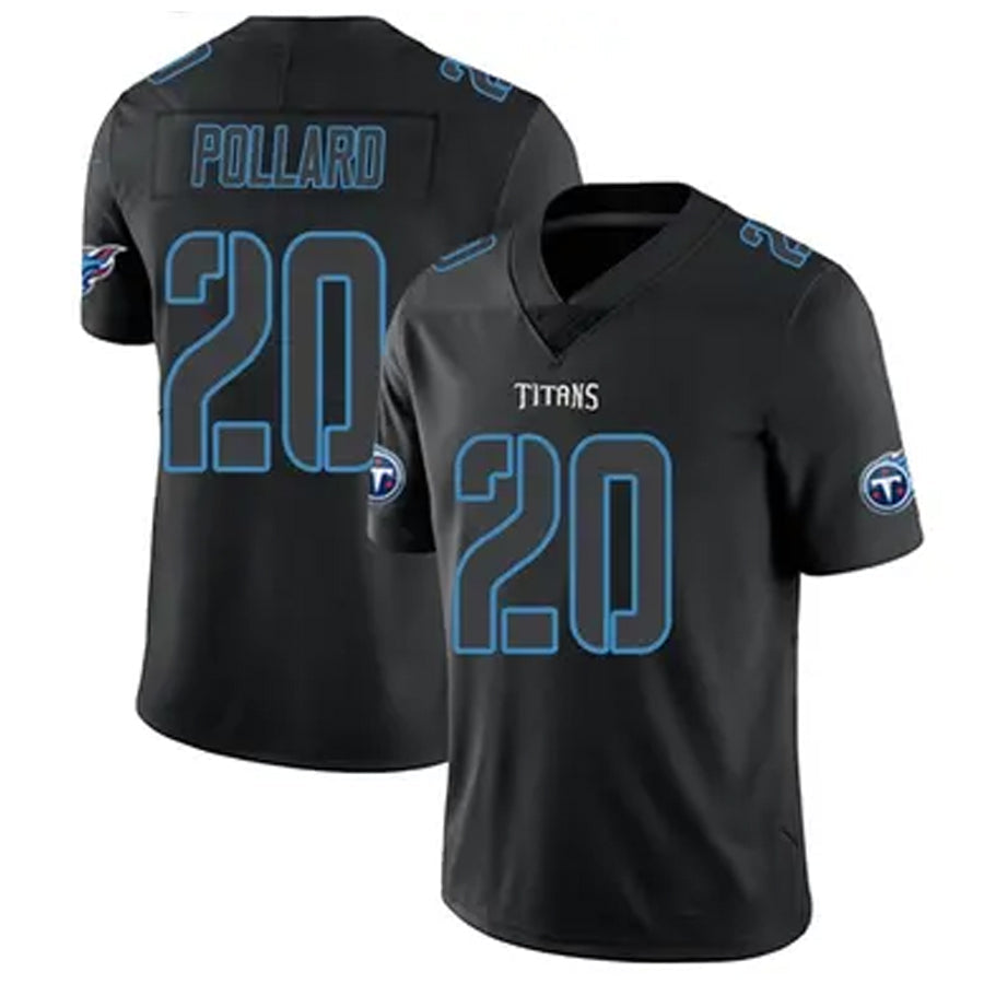 Kooe T.Titans #20 Tony Pollard Player Black Fashion Elite Limited Stitched Jerseys