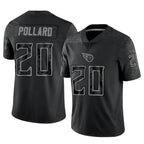 Kooe T.Titans #20 Tony Pollard Player Black RFLCTV Limited Stitched Jerseys
