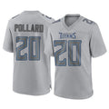 Kooe T.Titans #20 Tony Pollard Player Gray Atmosphere Fashion Home Game Stitched Jerseys