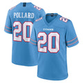 Kooe T.Titans #20 Tony Pollard Player Light Blue 2026 Game Home Stitched Jerseys
