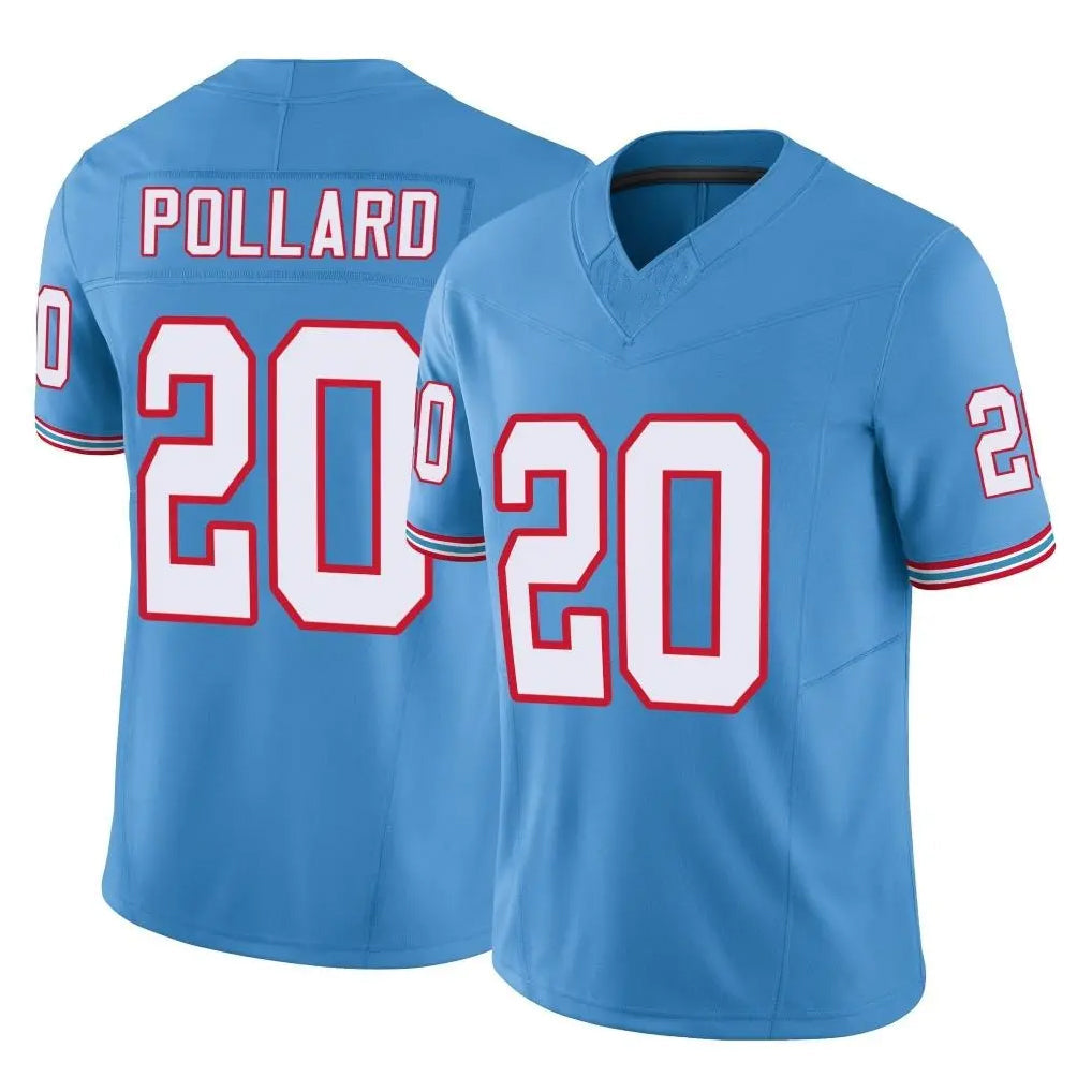 Kooe T.Titans #20 Tony Pollard Player Light Blue Limited Vapor F.U.S.E. Home Game Stitched Jerseys