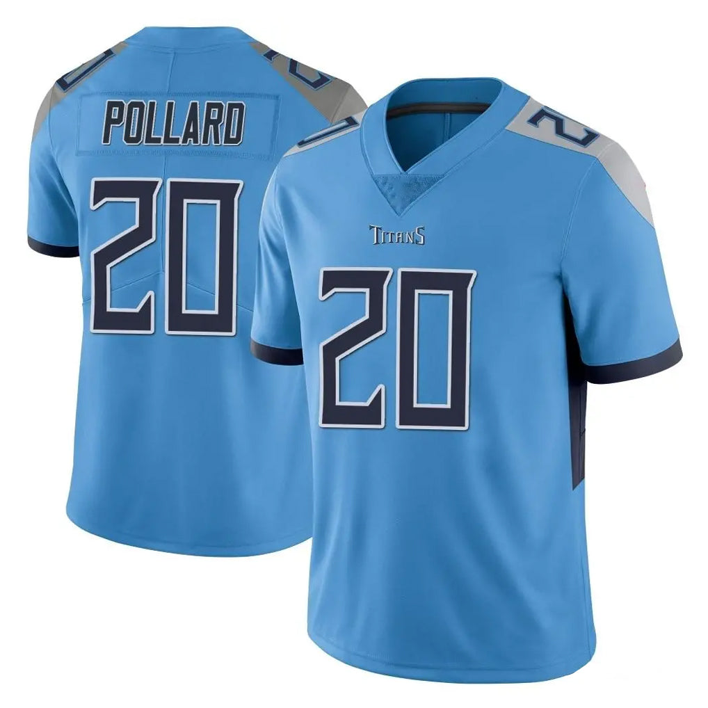 Kooe T.Titans #20 Tony Pollard Player Light Blue Limited Vapor Untouchable Home Game Stitched Jerseys