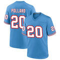 Kooe T.Titans #20 Tony Pollard Player Light Blue Throwback Alternate Game Stitched Jerseys