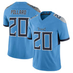 Kooe T.Titans #20 Tony Pollard Player Light Blue Vapor F.U.S.E. Limited Home Game Stitched Jerseys