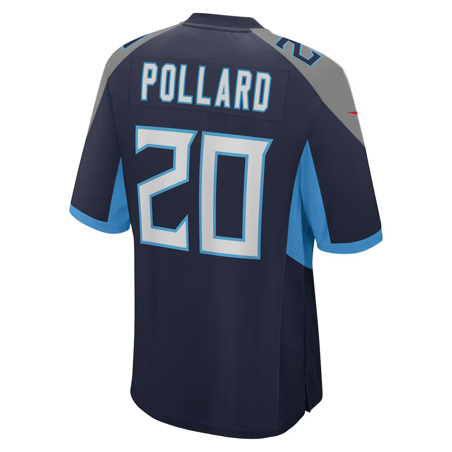 Kooe T.Titans #20 Tony Pollard Player Navy Home Game Stitched Jerseys