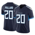 Kooe T.Titans #20 Tony Pollard Player Navy Limited Vapor F.U.S.E. Home Game Stitched Jerseys