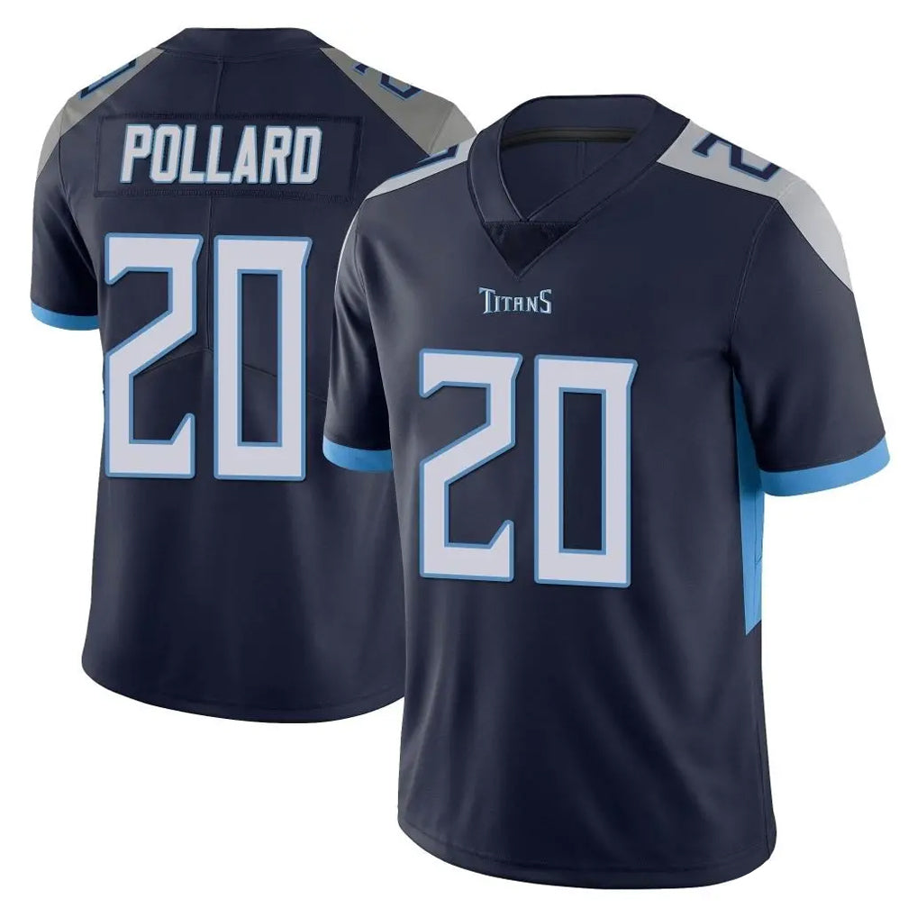 Kooe T.Titans #20 Tony Pollard Player Navy Limited Vapor Untouchable Home Game Stitched Jerseys