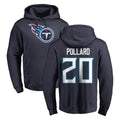 Kooe T.Titans #20 Tony Pollard Player Navy Logo Pullover Hoodies Home Game Stitched Jerseys