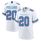 Kooe T.Titans #20 Tony Pollard Player White 2026 Game Home Stitched Jerseys