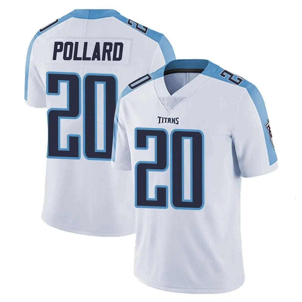 Kooe T.Titans #20 Tony Pollard Player White Limited Vapor Untouchable Home Game Stitched Jerseys