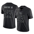 Kooe T.Titans #23 Kevin Winston Jr. Player Black Limited Reflective Home Game Stitched Jerseys