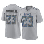 Kooe T.Titans #23 Kevin Winston Jr. Player Gray Atmosphere Fashion Home Game Stitched Jerseys