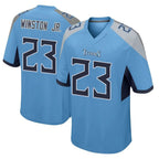 Kooe T.Titans #23 Kevin Winston Jr. Player Light Blue Home Game Stitched Jerseys