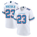 Kooe T.Titans #23 Kevin Winston Jr. Player White 2026 Game Home Stitched Jerseys