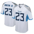 Kooe T.Titans #23 Kevin Winston Jr. Player White Home Game Stitched Jerseys