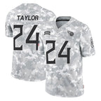 Kooe T.Titans #24 Alontae Taylor Player Arctic Camo Limited Salute to Service Home Game Stitched Jerseys