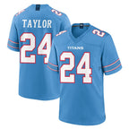 Kooe T.Titans #24 Alontae Taylor Player Light Blue 2026 Game Home Stitched Jerseys