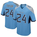 Kooe T.Titans #24 Alontae Taylor Player Light Blue Home Game Stitched Jerseys