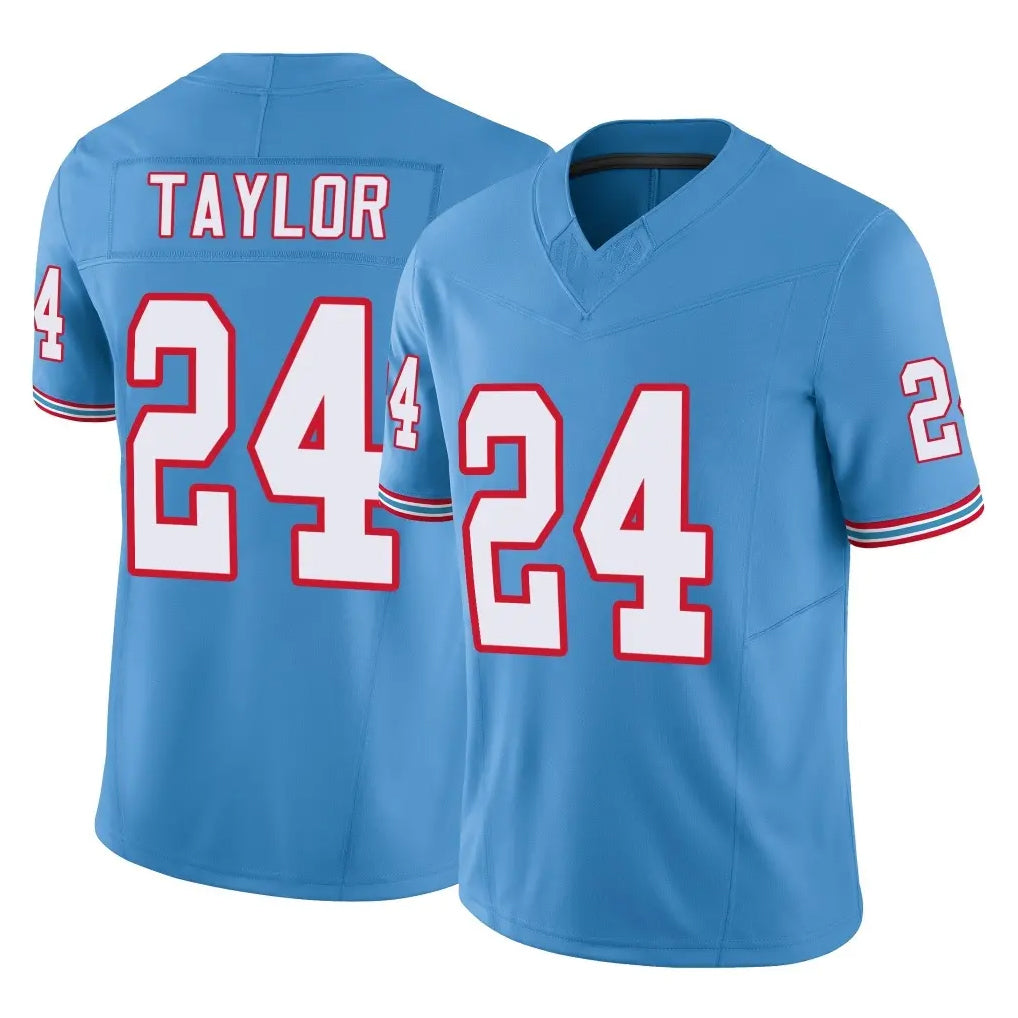 Kooe T.Titans #24 Alontae Taylor Player Light Blue Limited Vapor F.U.S.E. Home Game Stitched Jerseys