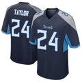 Kooe T.Titans #24 Alontae Taylor Player Navy Home Game Stitched Jerseys
