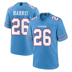 Kooe T.Titans #26 Marcus Harris Player Light Blue 2026 Game Home Stitched Jerseys