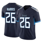 Kooe T.Titans #26 Marcus Harris Player Navy Limited Vapor F.U.S.E. Home Game Stitched Jerseys