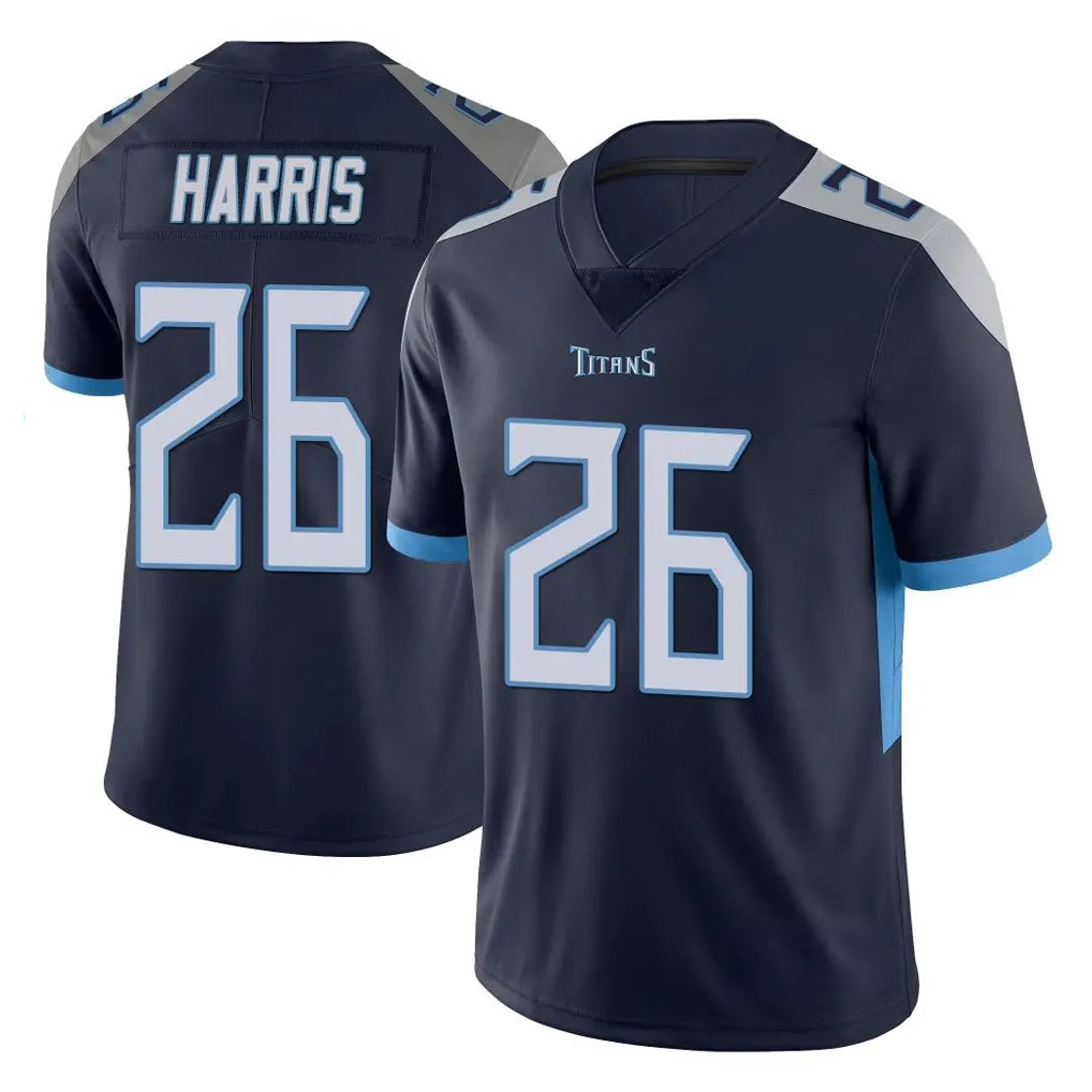 Kooe T.Titans #26 Marcus Harris Player Navy Limited Vapor Untouchable Home Game Stitched Jerseys