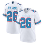 Kooe T.Titans #26 Marcus Harris Player White 2026 Game Home Stitched Jerseys