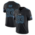 Kooe T.Titans #33 Cedric Gray Player Black Impact Limited Home Game Stitched Jerseys