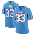Kooe T.Titans #33 Cedric Gray Player Light Blue 2026 Game Home Stitched Jerseys
