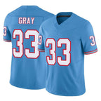 Kooe T.Titans #33 Cedric Gray Player Light Blue Limited Vapor F.U.S.E. Home Game Stitched Jerseys